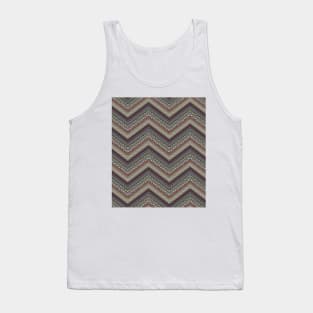 Herringbone with Lace Decoration Tank Top